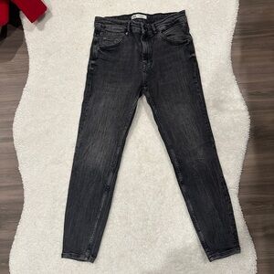 Zara Men's Charcoal Slim Jeans